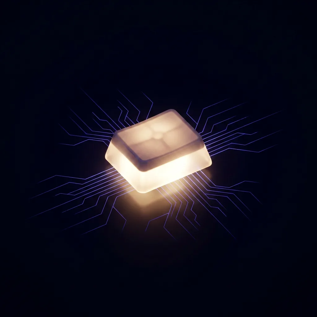 Floating Tab key with radiating focus navigation paths